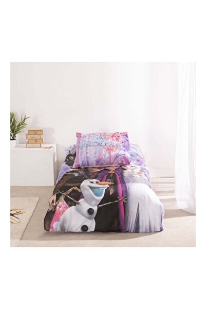 Frozen Bed linen set, 100% cotton, 2 pieces, 140x200 cm, 65x65 cm, multicolor, Happy,
