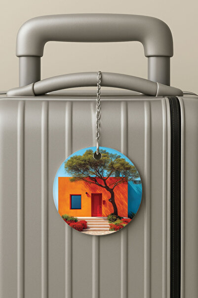 Cekuonline ملصق حقيبة السفر بسلسلة من البليكسي، تصميم ملصق الأمتعة للسفر والع...