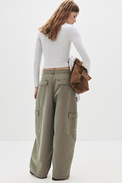 Pull & Bear Fitted cotton T-shirt