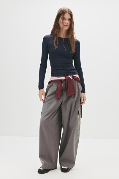 Pull & Bear Fitted polyamide T-shirt