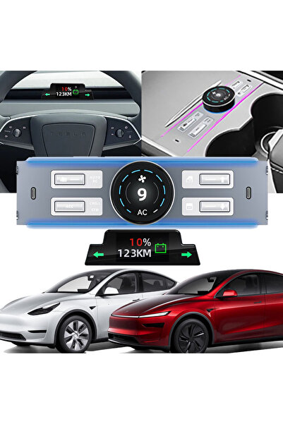 TECHNOM Tesla Model Y Orta Konsol LCD Kontrol İstasyonu ve Mini Akıllı Göster...