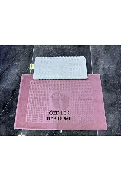 NYK HOME Özdilek Рушник для ніг 2 штуки розміром 50-70 Всі кольори Оригінальний товар ПУДРОВО-БІЛИЙ