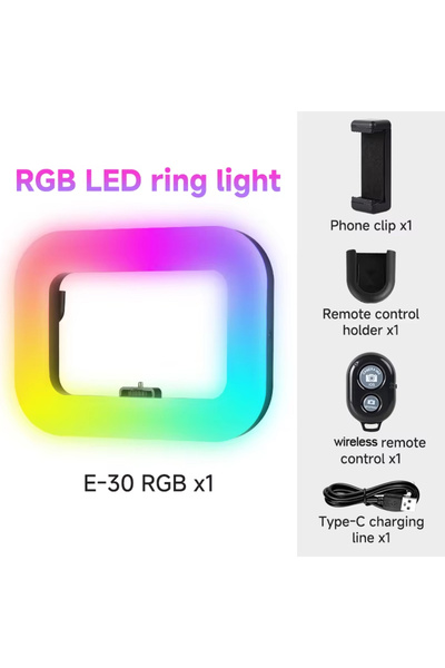PLAIN 10W Photography Rechargeable LED Ring Light Kit