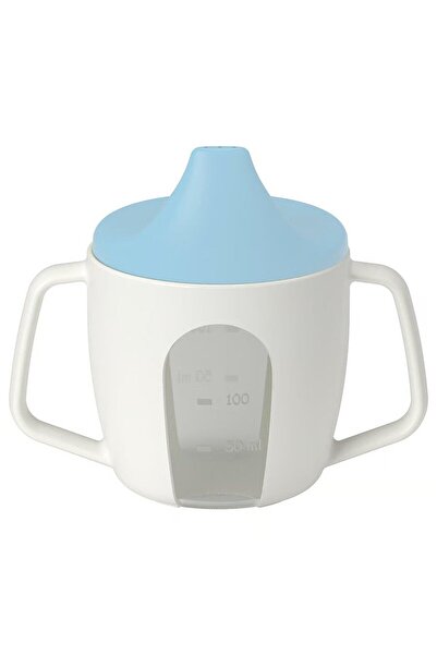 IKEA Börja Water Bottle White-Blue 20 Cl