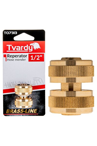 Tvardy Conector pentru repararea furtunului 1/2" alamă-linie, T07313