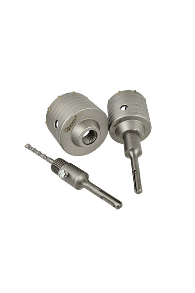 GEKO Set 2 carote diamantate pentru beton SDS 65 + 80 mm, G40003