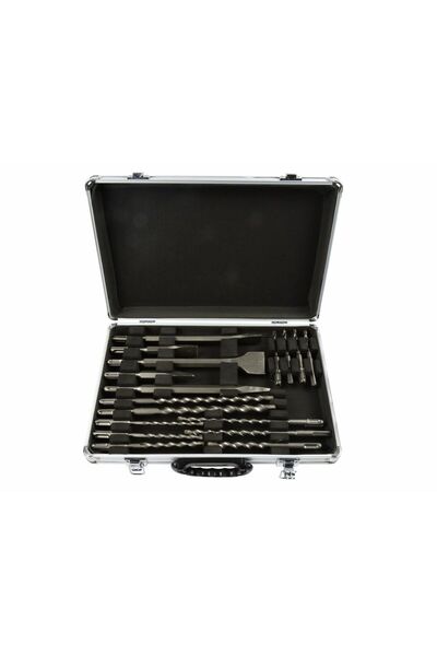 GEKO Set de 17 burghie și dălți SDS PLUS pentru acasă, G40036