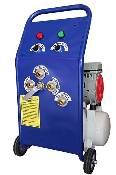 Seybomak Havalı Petek Temizleme Makinesi Çift Yönlü mavi 1 hp