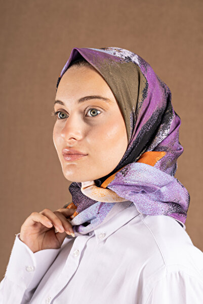 Akel Decode Scarf Pastel Pattern