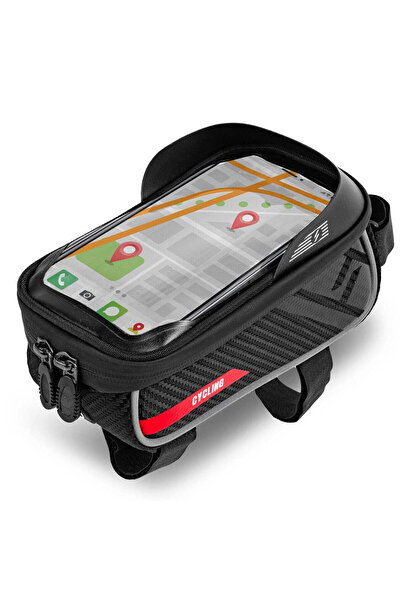 MalTrack Geantă de bicicletă cu suport pentru telefon B-Bag 200, 110455
