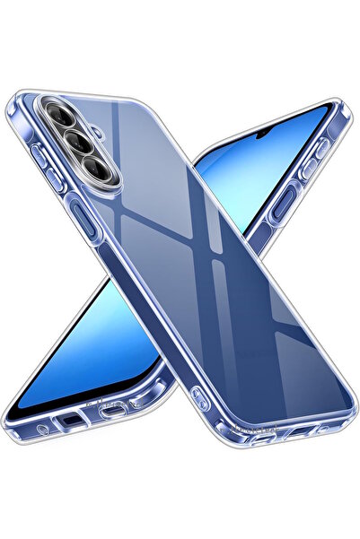 m.tk moveteck Samsung Galaxy A17 Case Soft Colorless Transparent Silicone Cover with Camera Protrusion Protection