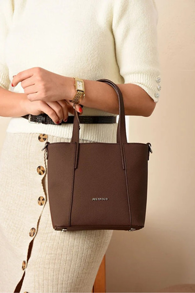 Just Polo Women's Medium Size Adjustable Strap Luxury Hand and Shoulder Bag S...