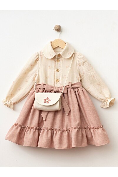 Cherrys Bebek Balon Baskılı Çantalı Elbise