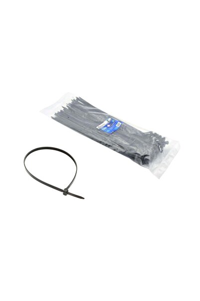 GEKO Legături de nailon negre - 400x7.6mm UV 50 bucăți, G17123