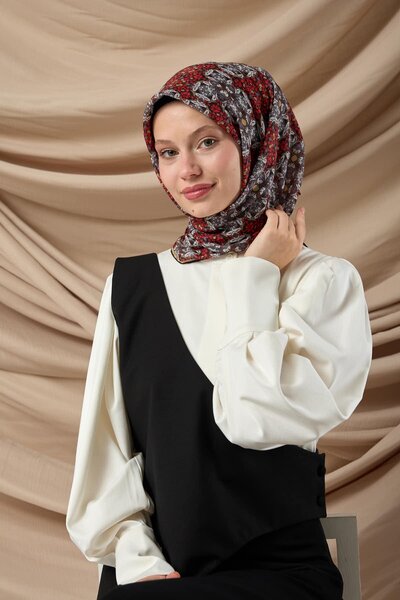 Silk Home Mosaic Pattern Soft Cotton Scarf