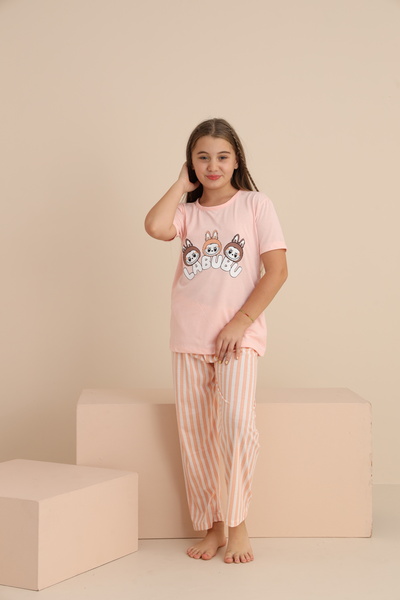 rindahomewear SET PIJAMA MÂNECĂ SCURTĂ FETĂ
