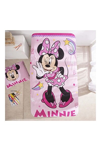 Minnie Mouse Bedding set, 100% cotton, 2 pieces, 140x200 cm, 65x65 cm, pink, Happy, Minnie Mouse