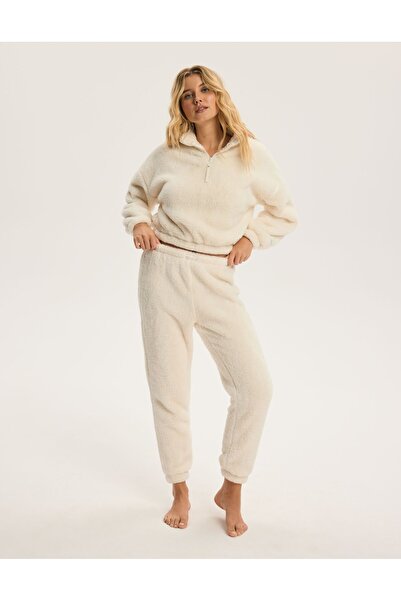 Bloovii Women's Fleece Pants Teddy High Waist Joggers Super Warm & Cozy | Giggle