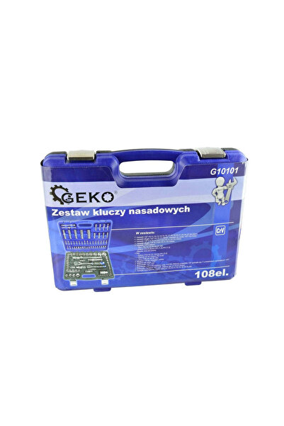 GEKO Set de chei tubulare și Torx, 108 piese, CRV G10101