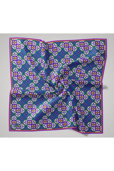 Silk Home Мозаїчний візерунок М'який бавовняний шарф