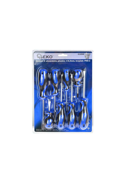 GEKO Home Set 8 screwdrivers, G32006