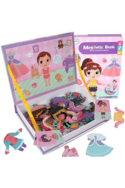 MalPlay Puzzle magnetic de îmbrăcat, 51 de piese magnetice