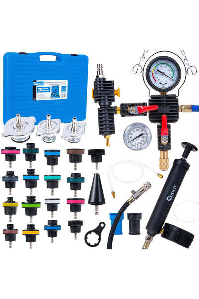 GEKO Kit de testare profesional pentru radiatoare și sisteme de răcire, 28 de...