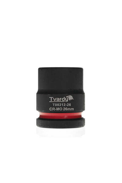 Tvardy Impact Socket Wrench, 6-Point, 3/4", 26 mm, T00212-26