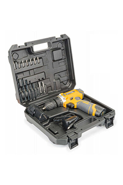 Powermat Mașină de găurit fără fir 1400 rpm, PM-WA-12V-1.5AT-LCD