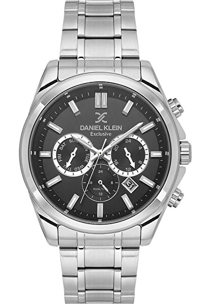 Daniel Klein Erkek Kol Saati Fosforlu Rakamlar Ay Ve Gün Göstergeli Takvimli ...