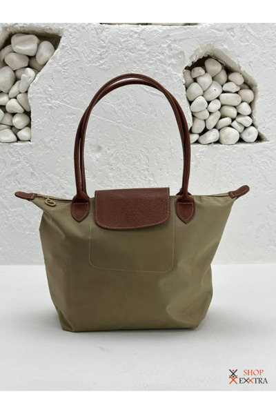 shopExxtra Katlanabilir Omuz Çantası - Shopper Bag Kadın Makyaj Çantası Size No:2