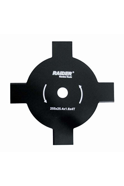 Raider Lamă metalică Ø255x25.4mm cu 4 dinți pentru motocoasă, 110229
