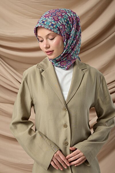 Silk Home Mosaic Pattern Soft Cotton Scarf