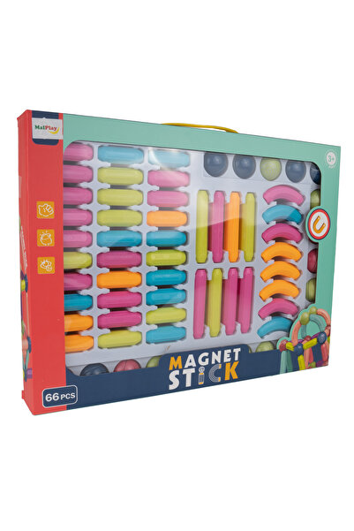 MalPlay Magnetic Blocks Set, 66 Elements, 109435