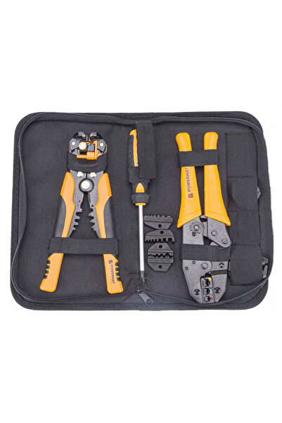 Powermat Clește de sertizare Home Set pentru cabluri electrice PM-ZDK-8T, PM1078