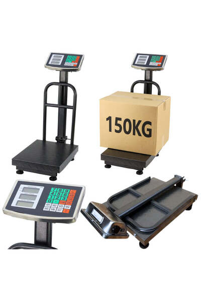 LEAN Electronic Scale with LCD Display for Warehouse, 20g-150kg, 26623