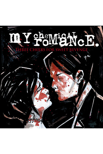 fame-stoned Φούτερ με κουκούλα My Chemical Romance με στάμπα, 100% βαμβακερό, μαύρο