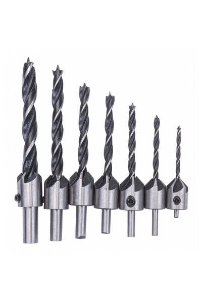 Powermat Home Set 7 Wood Drill Bits PM-ZWZP-7T, PM1056