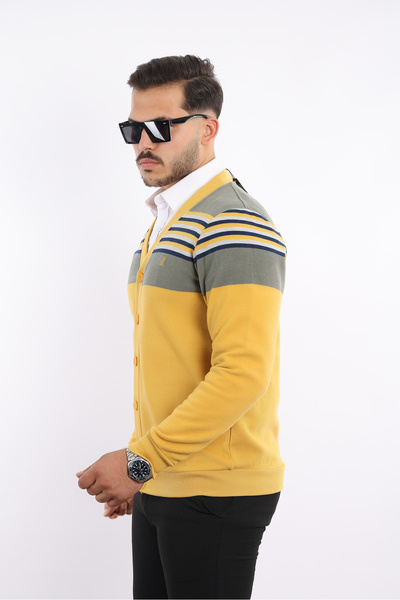 rugatchi Premium Quality Cardigan Thessaloniki Woven with Buttons