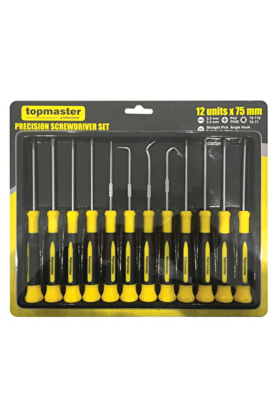 Topmaster Set 12 Precision Screwdrivers, Topmaster, 220103