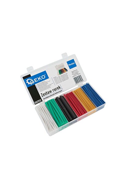 GEKO Home Set of Colorful Heat Shrink Tubes, 196 Pieces, G02932