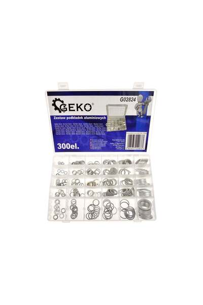 GEKO Set șaibe din aluminiu pentru casă, 300 bucăți, G02824