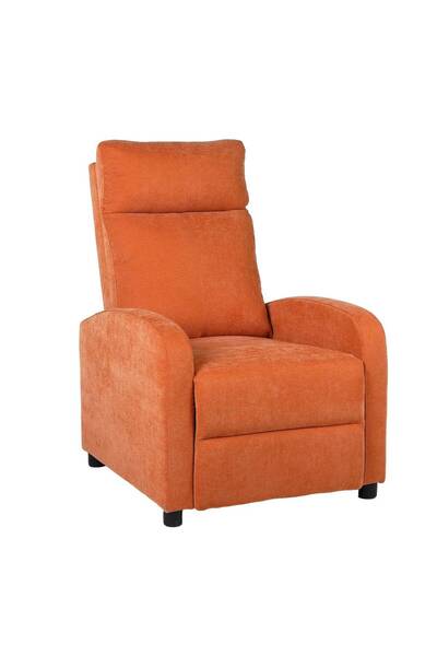 RFAN Premium Recliner Armchair, Maximum Comfort, Elegant Design, Orange