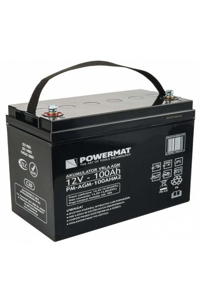Powermat Baterie plumb-acid PM-AGM-100AHM2