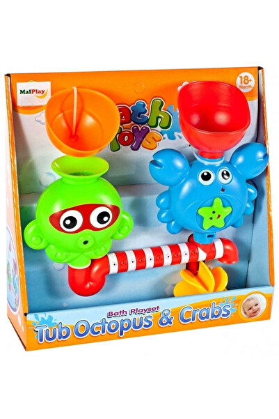 MalPlay Jucărie de baie Caracatiță și Crab, 107231