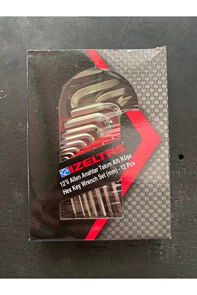 İzeltaş 12-Piece Allen Wrench Set Hexagonal