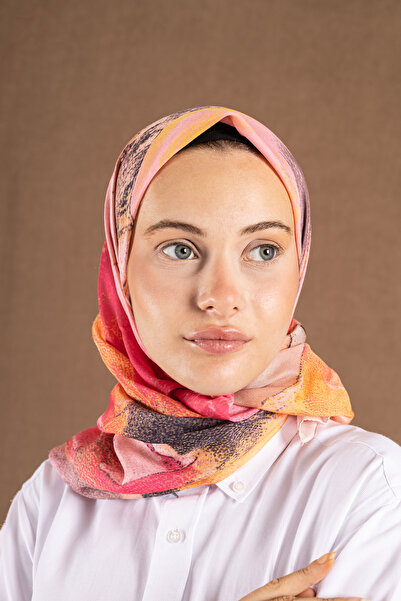 Akel Decode Scarf Pastel Pattern