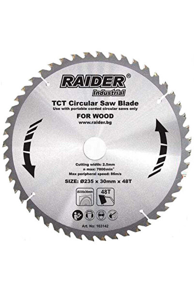 Raider Disc circular 235x30mm 48T TCT pentru RDI-CS27, Raider, 163142