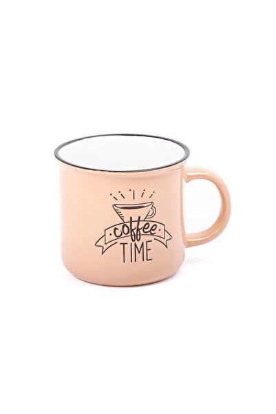 rexa كوب خزفي بني 400 مل