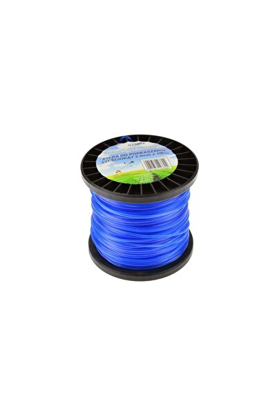 GEKO Sârmă de tăiere pentru mașini de tuns iarba, hexagonală, plastic, 2,4 mm x 100 m